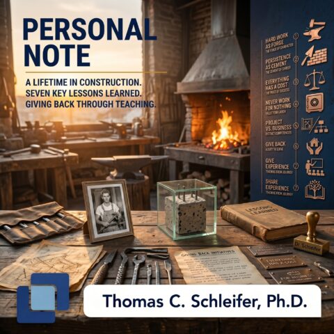 A Personal Note – Lessons Learned